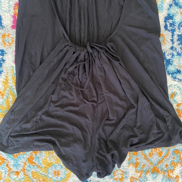 SOLD!! NWT! Free People Beach Rain or Shine Black Strapless Romper Small - Picture 11 of 12